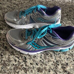 Share Saucony Omni 13 blue/purple running shoes (size 10 women), running, SALE!